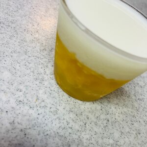 缶詰でみかんゼリーと牛乳みかんゼリー♪♪